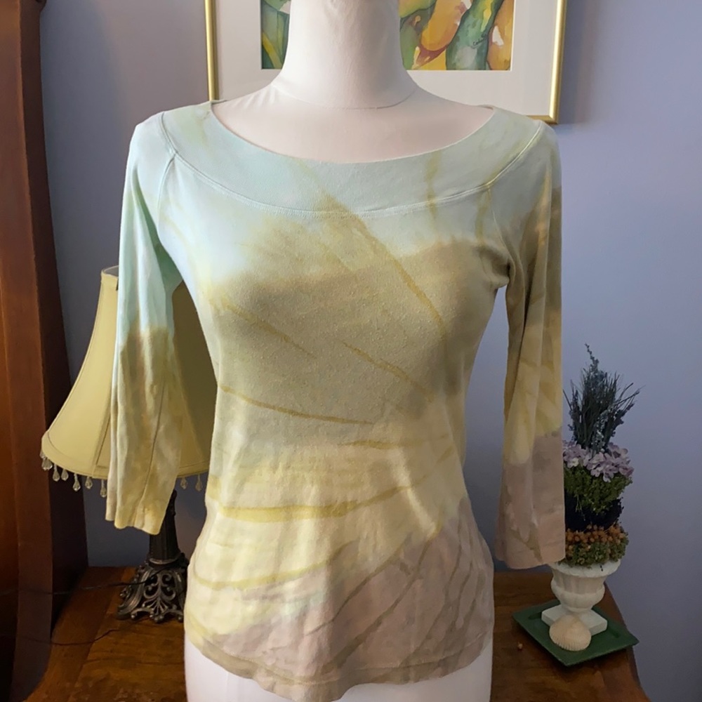 Barbara Lesser 3/4 sleeve top